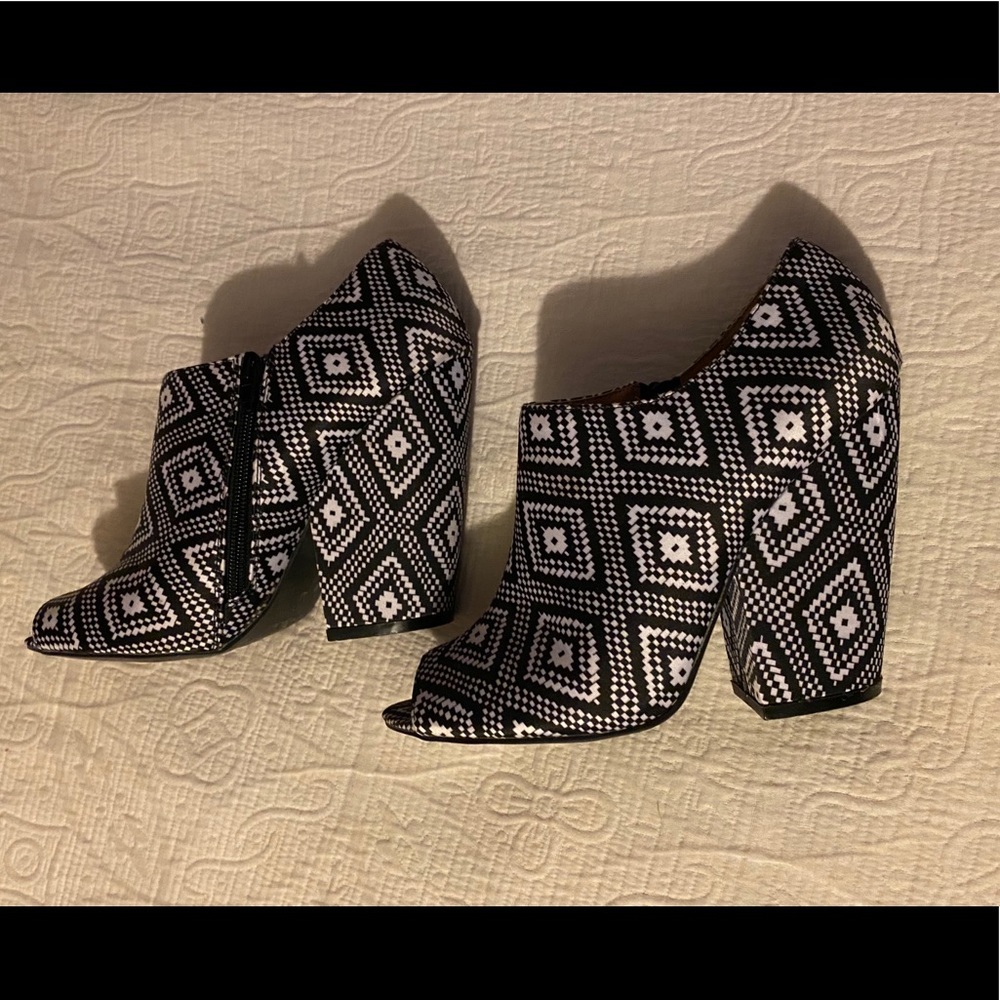 Black and White Heels